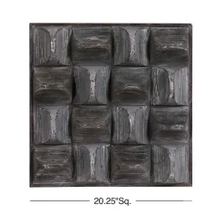 Pickford Textural Wood Wall Decor - Gray