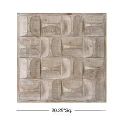 Pickford Textural Wood Wall Decor - Natural