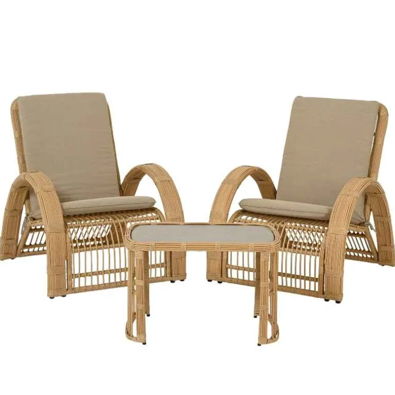 3 Piece Bali Outdoor Wicker Set