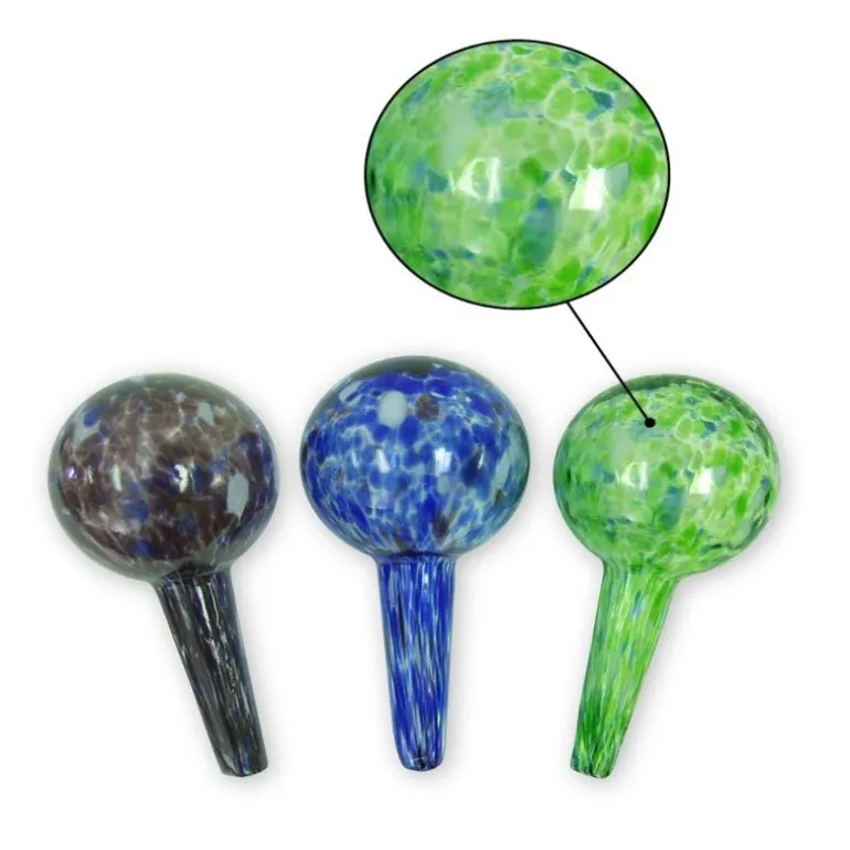 Plant Quencher Glass Watering Globes, Set of 3