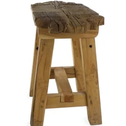 Portico Salvaged Wood Accent Stool