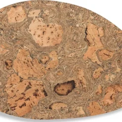 Portuguese Cork Egg-Shaped Placemats, Set of 4