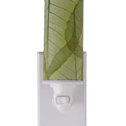 Pressed Leaf Nightlights - Green