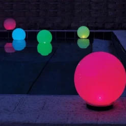 Programmable Color-Changing Solar Globe