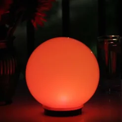 Programmable Color-Changing Solar Globe