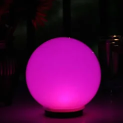 Programmable Color-Changing Solar Globe