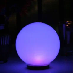 Programmable Color-Changing Solar Globe