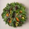 Quince and Pinecone Wreath