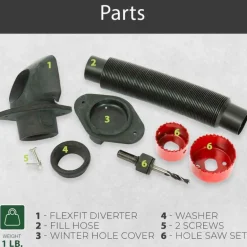 Rain Wizard Diverter Flex Kit