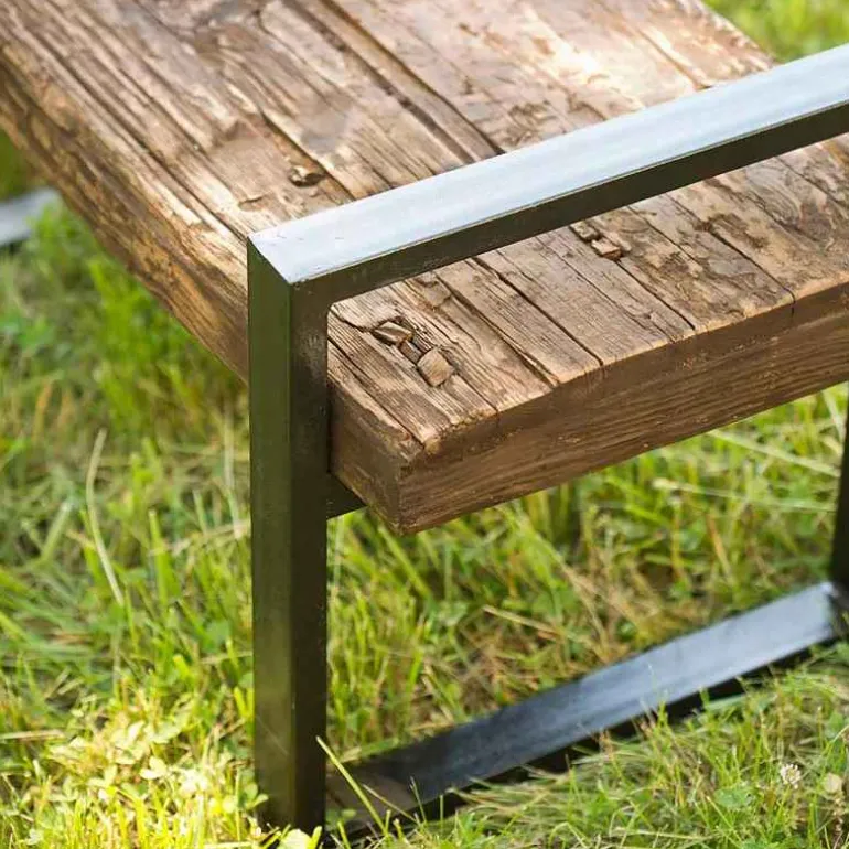 Reclaimed Outdoor Bench
