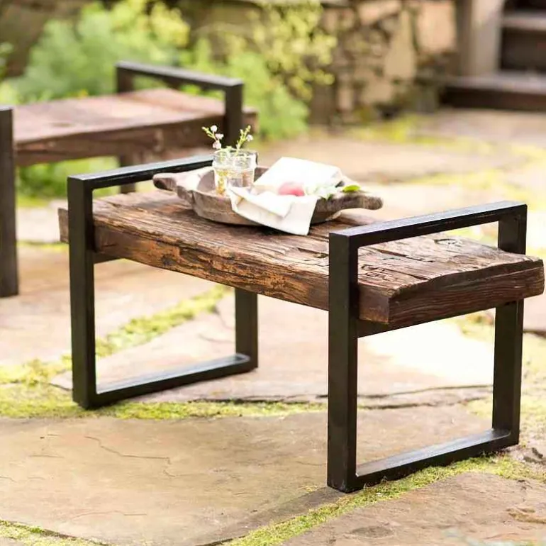 Reclaimed Outdoor Bench