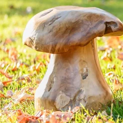 Reclaimed Teak Mushroom Stool, Medium