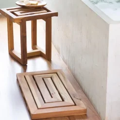 Reclaimed Teak Stool