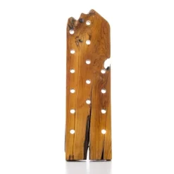 Reclaimed Teak Wood Wine Rack