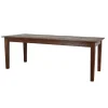 Reclaimed Wood Provence Farm Table, 7ft - Saddle