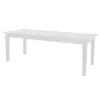 Reclaimed Wood Provence Farm Table, 7ft - White