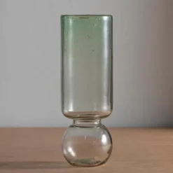 Recycled Glass Bulb Vase