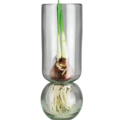 Recycled Glass Bulb Vase