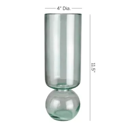 Recycled Glass Bulb Vase