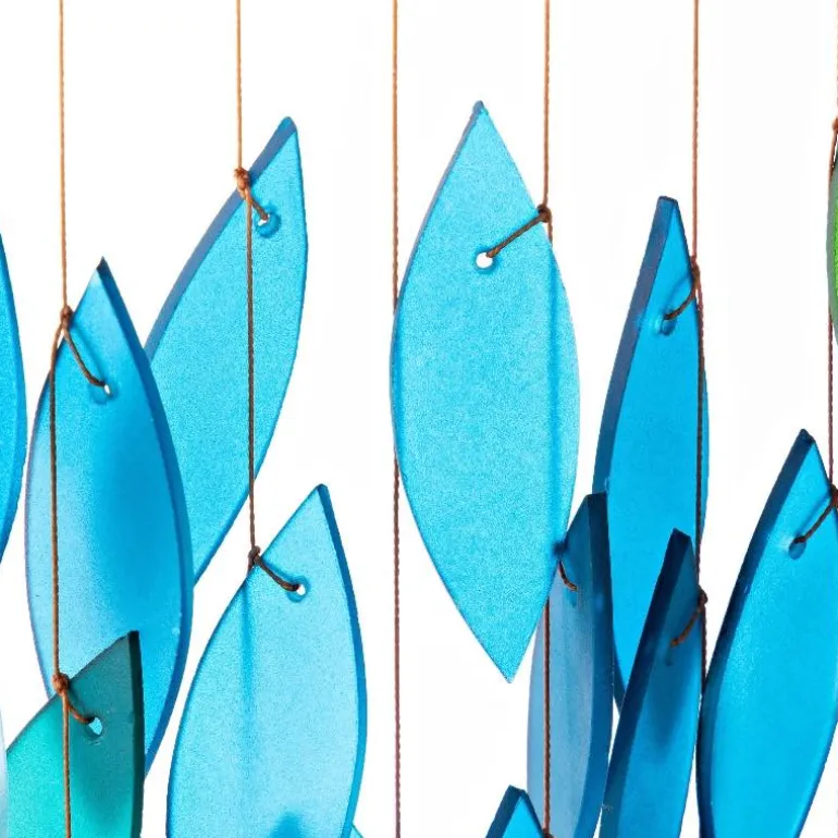 Recycled Glass Ombre Waterfall Chime