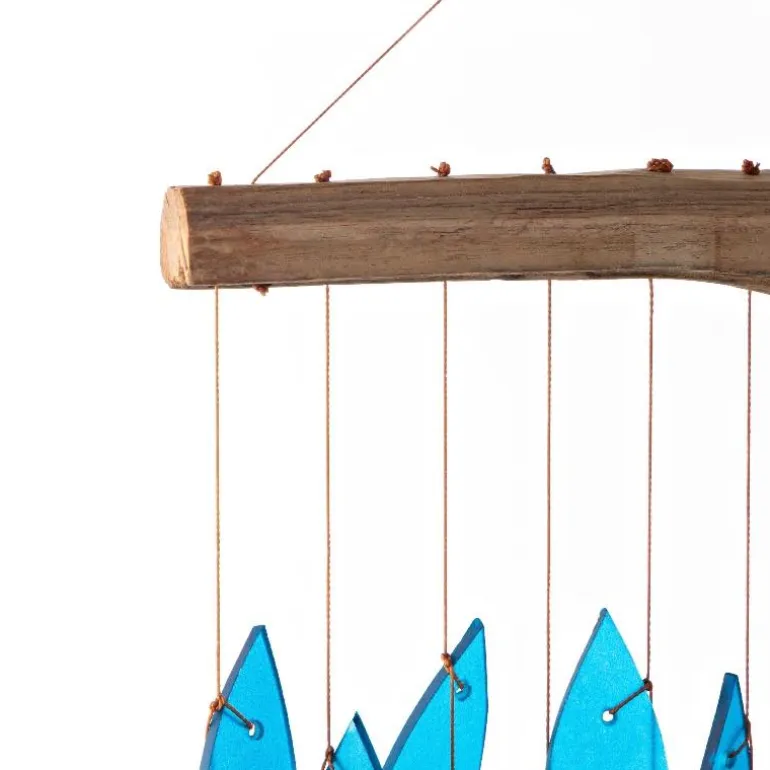 Recycled Glass Ombre Waterfall Chime