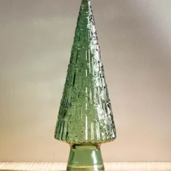 Recycled Green Glass Holiday Tree, Large