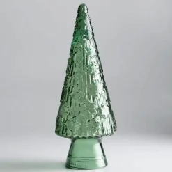 Recycled Green Glass Holiday Tree, Small