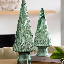 Recycled Green Glass Holiday Tree, Small