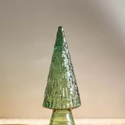 Recycled Green Glass Holiday Tree, Small