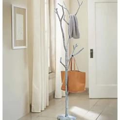 Recycled Metal Branch Coat Tree - Silver