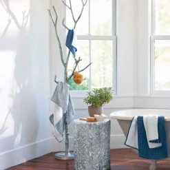 Recycled Metal Branch Coat Tree - Silver