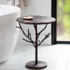 Recycled Metal Branch Side Table - Bronze