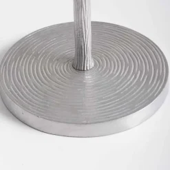Recycled Metal Branch Side Table - Silver