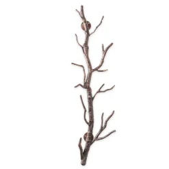 Recycled Metal Branch Wall Rack, 3' - Bronze