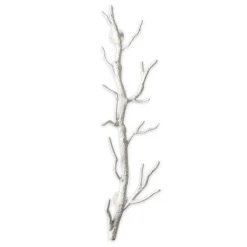 Recycled Metal Branch Wall Rack, 3' - White