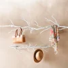 Recycled Metal Branch Wall Rack, 5' - White