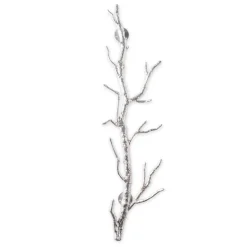 Recycled Metal Branch Wall Rack, 3' - Silver