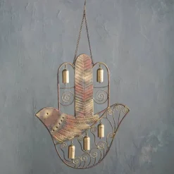 Recycled Metal Dove In Hand Bell Chime