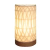Recycled Paper Mini Lamp on Mango Wood Base - Arch