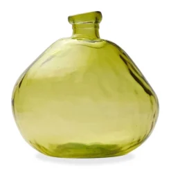 Recycled Round Glass Balloon Vases, (13")