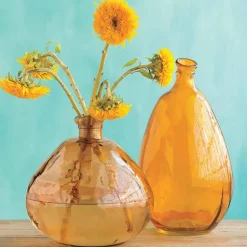 Recycled Tall Glass Balloon Vases 13