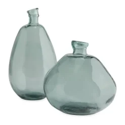 Recycled Tall Glass Balloon Vases 13