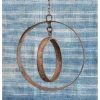 Repurposed Metal Ring Mobile with Chain