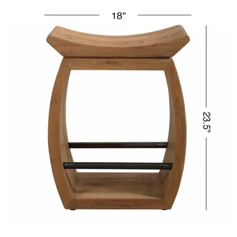 Repurposed Wood Connor Counter Stool