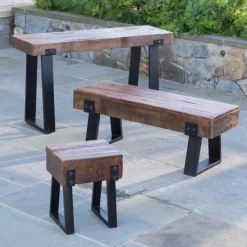 Richland Indoor/Outdoor Reclaimed Wood Console Table