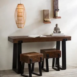 Richland Indoor/Outdoor Reclaimed Wood Console Table