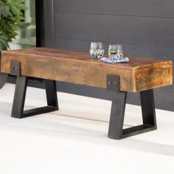 Richland Indoor/Outdoor Reclaimed Wood Bench