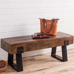 Richland Indoor/Outdoor Reclaimed Wood Bench