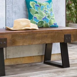 Richland Indoor/Outdoor Reclaimed Wood Bench