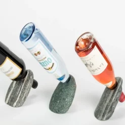 River Stone Wine Bottle Balancer
